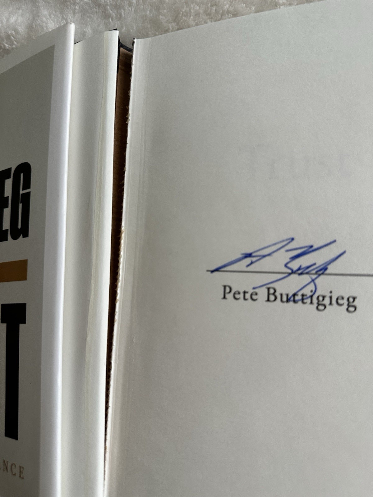 Signed 1st/1st Trust: America’s Best Chance by Pete Buttigieg 2020, Hardcover