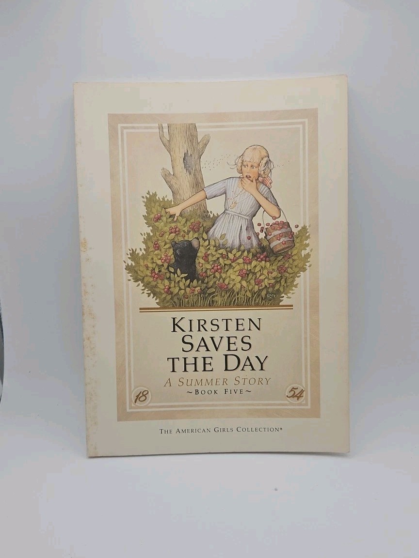 Vtg Kirsten An American Girl Books Lot Of 4~ #’s 1,2,5,6 ~ 8.5 x 6 x 0.2