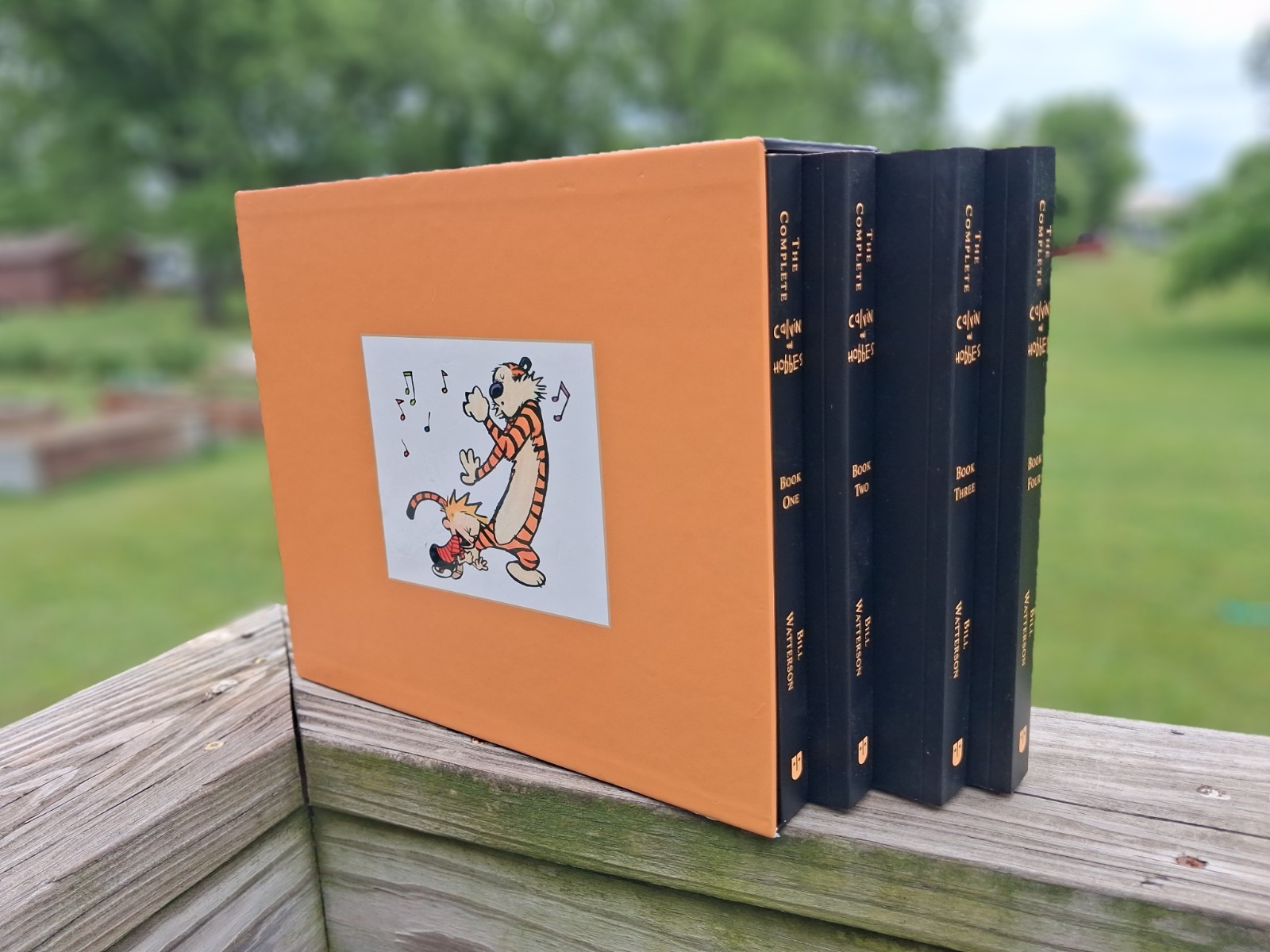 The Complete Calvin and Hobbes by Bill Watterson (2012, 4 Volume Paperback Set)