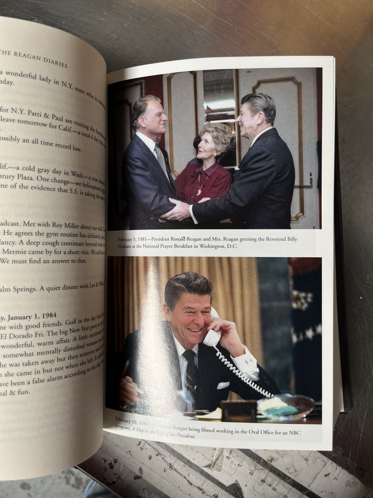 Signed Douglas Brinkley Reagan Diaries by Ronald Reagan 2007 Hardcover DJ