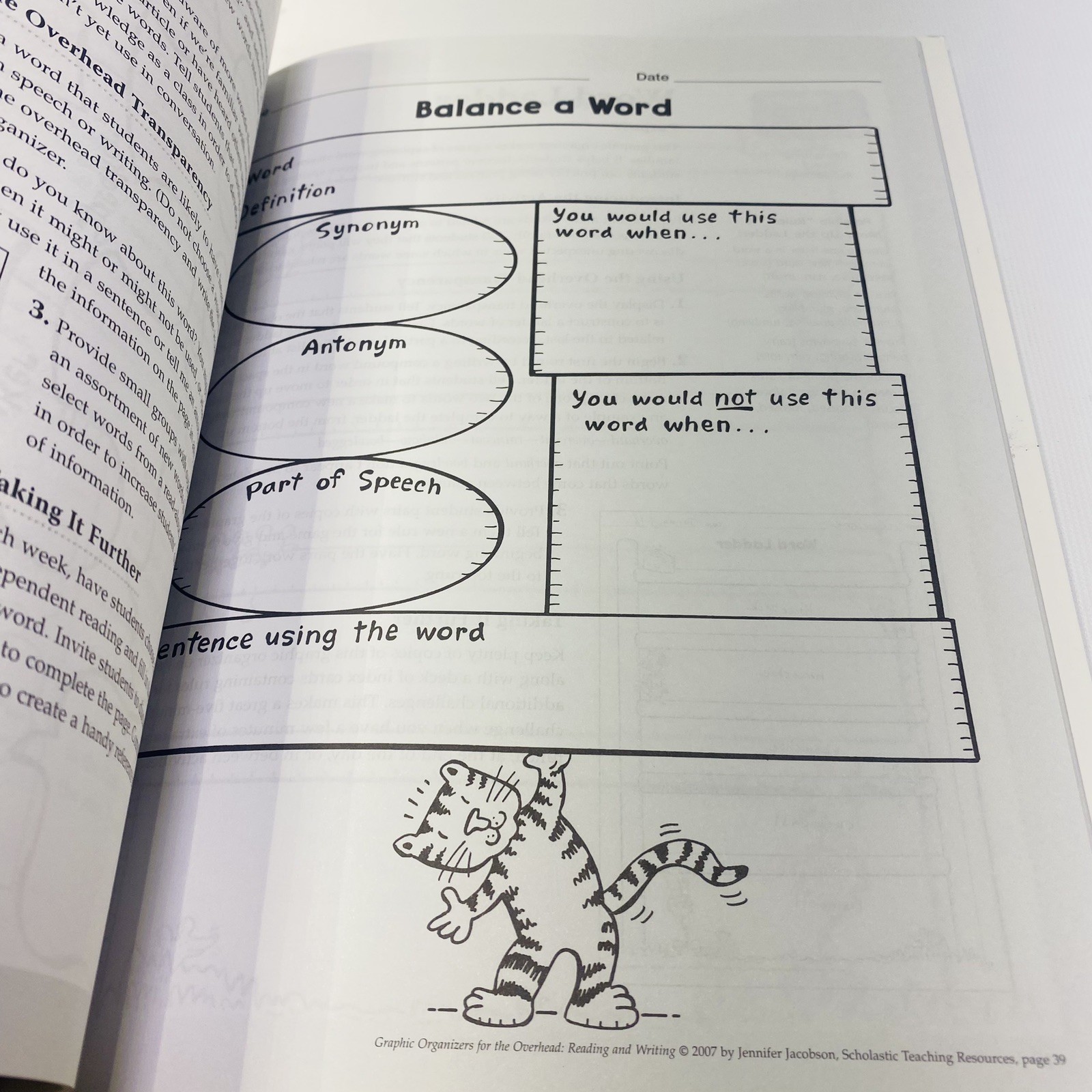 GRAPHIC ORGANIZERS FOR THE OVERHEAD: READING AND WRITING: By Jennifer Jacobson