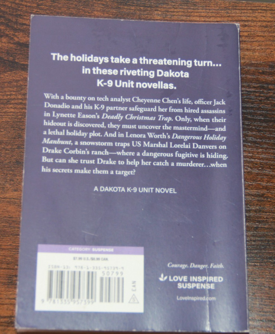 Christmas K-9 Patrol Lynette Eason Lenora Worth Dakota K-9 Unit Paperback