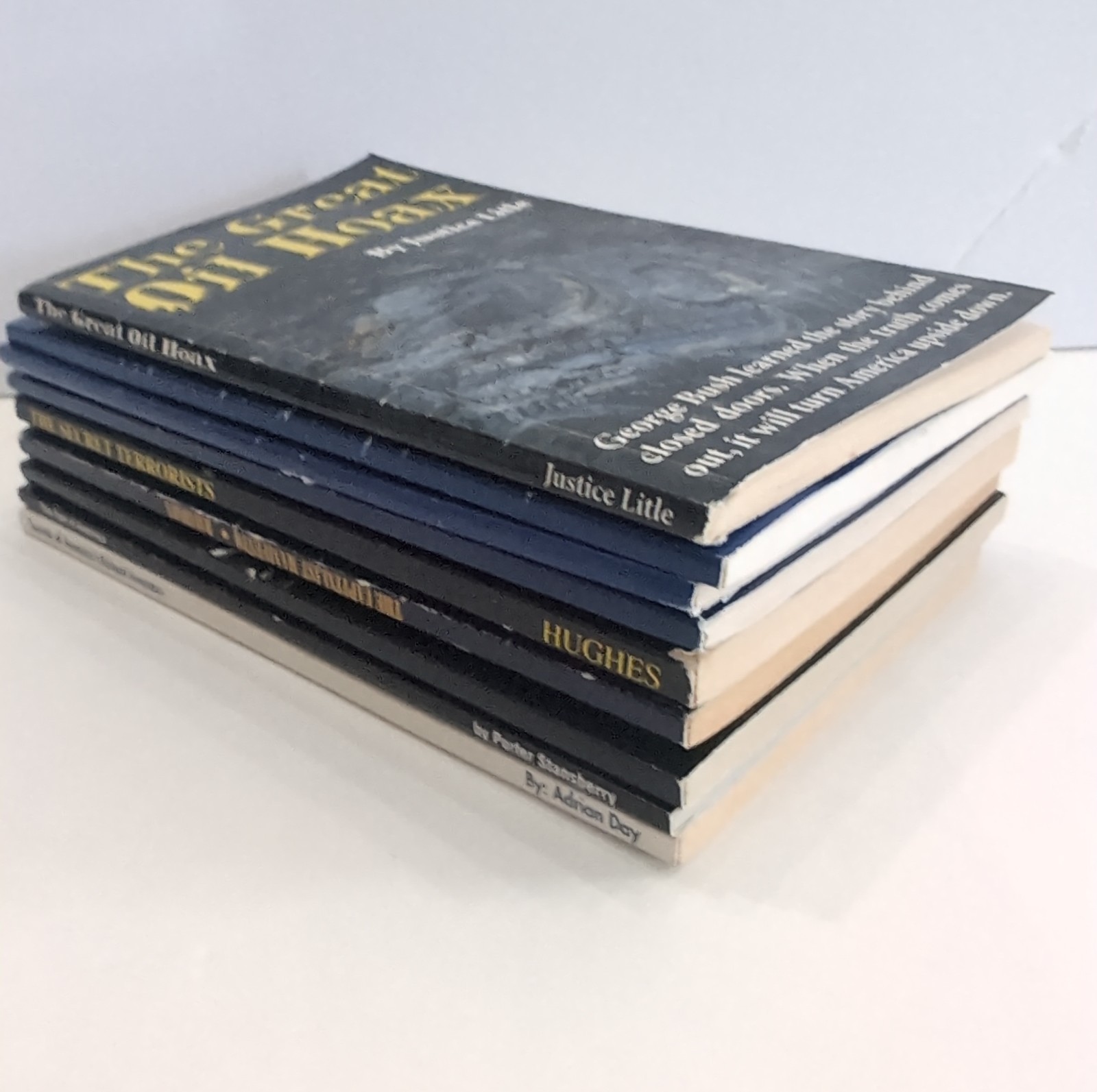 Conspiracy Book Lot Vintage Paperbacks Financial Wall Street Forbidden Cures (9)