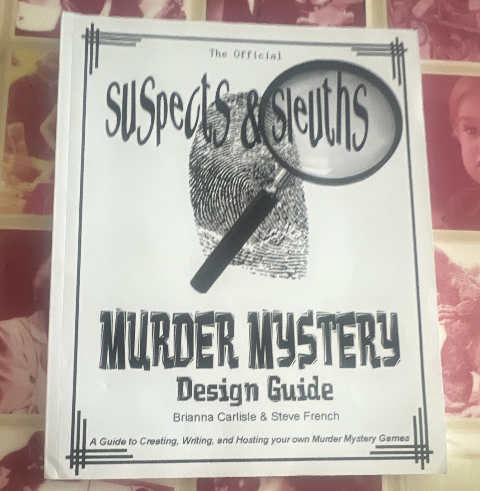 Suspects & Sleuths Murder Mystery Design Guide Dinner Party Games PB 2010