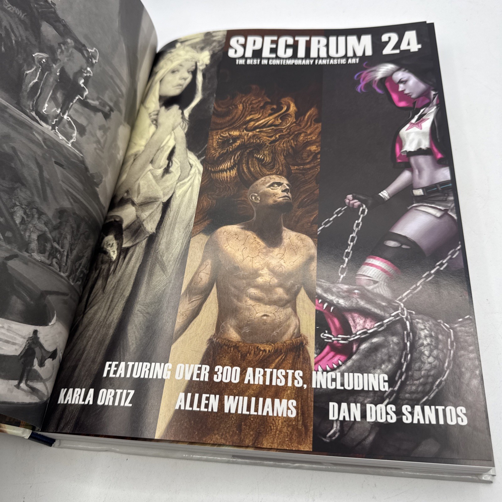 Spectrum 24 Book Best in Contemporary Fantastic Art By John Fleskes 1st Print HC