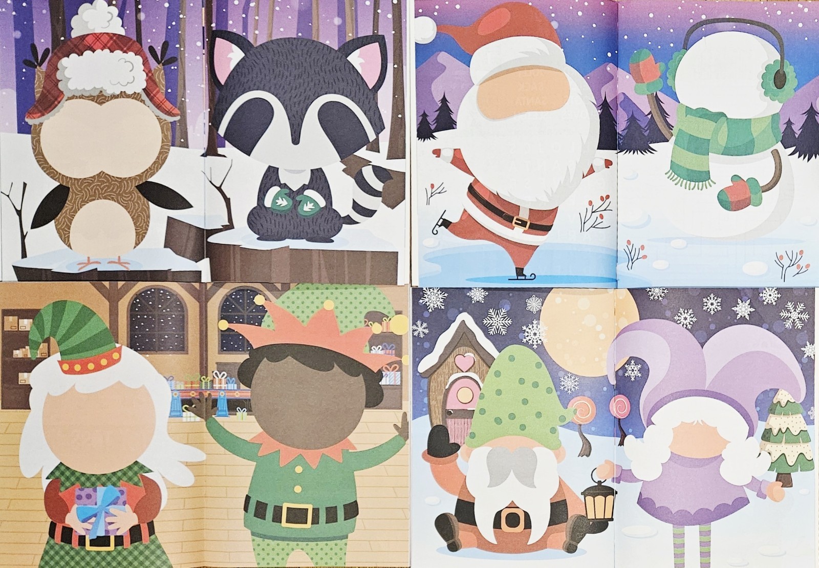 Christmas Make A Face Create A Face Dreamtivity Sticker Activity Books Set of 5