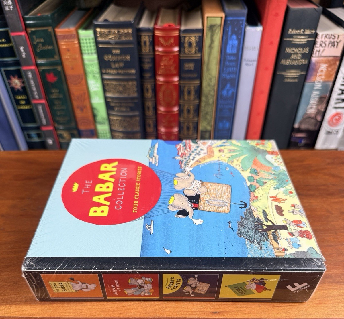 The Babar Collection: Four Classic Stories Book Set Hardcover Jean De Brunhoff