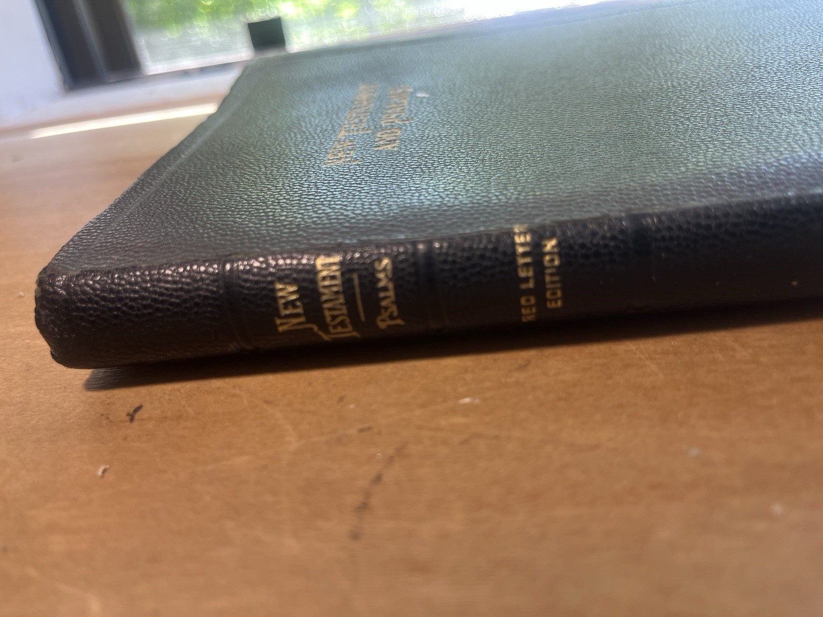 FAMILY BIBLE Christmas Gift In 1969 New Testament and Psalms Red Letter Edition