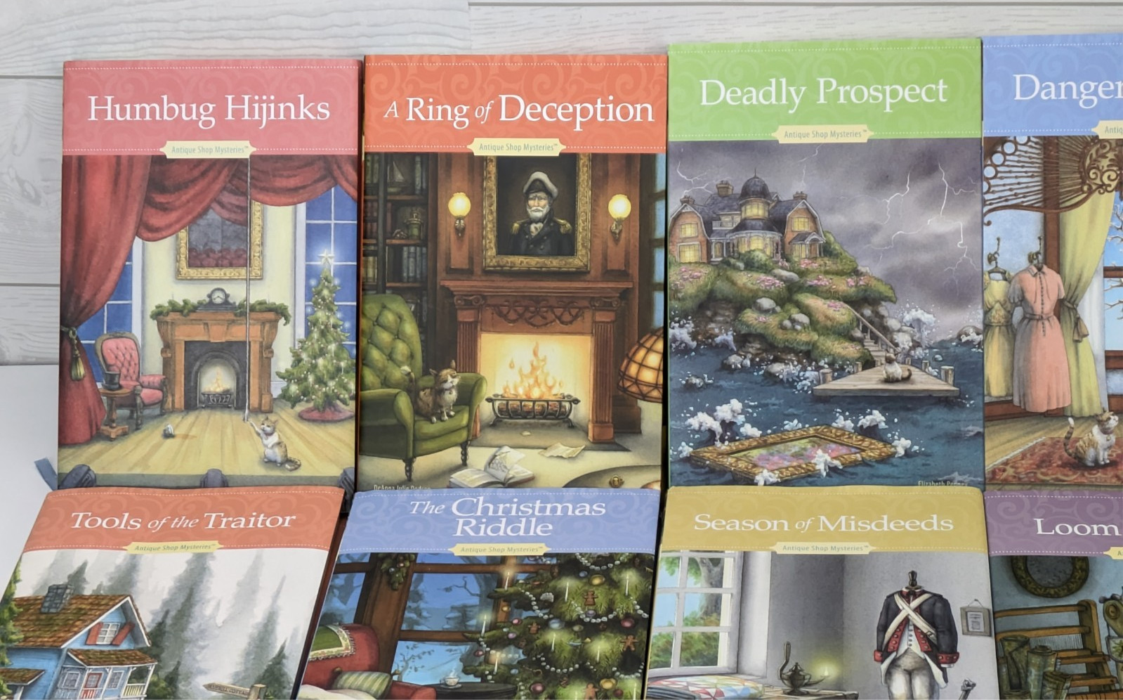 Antique Shop Mysteries Hardcover Lot of 22 Book Set w/Dustcovers GREAT SHAPE!