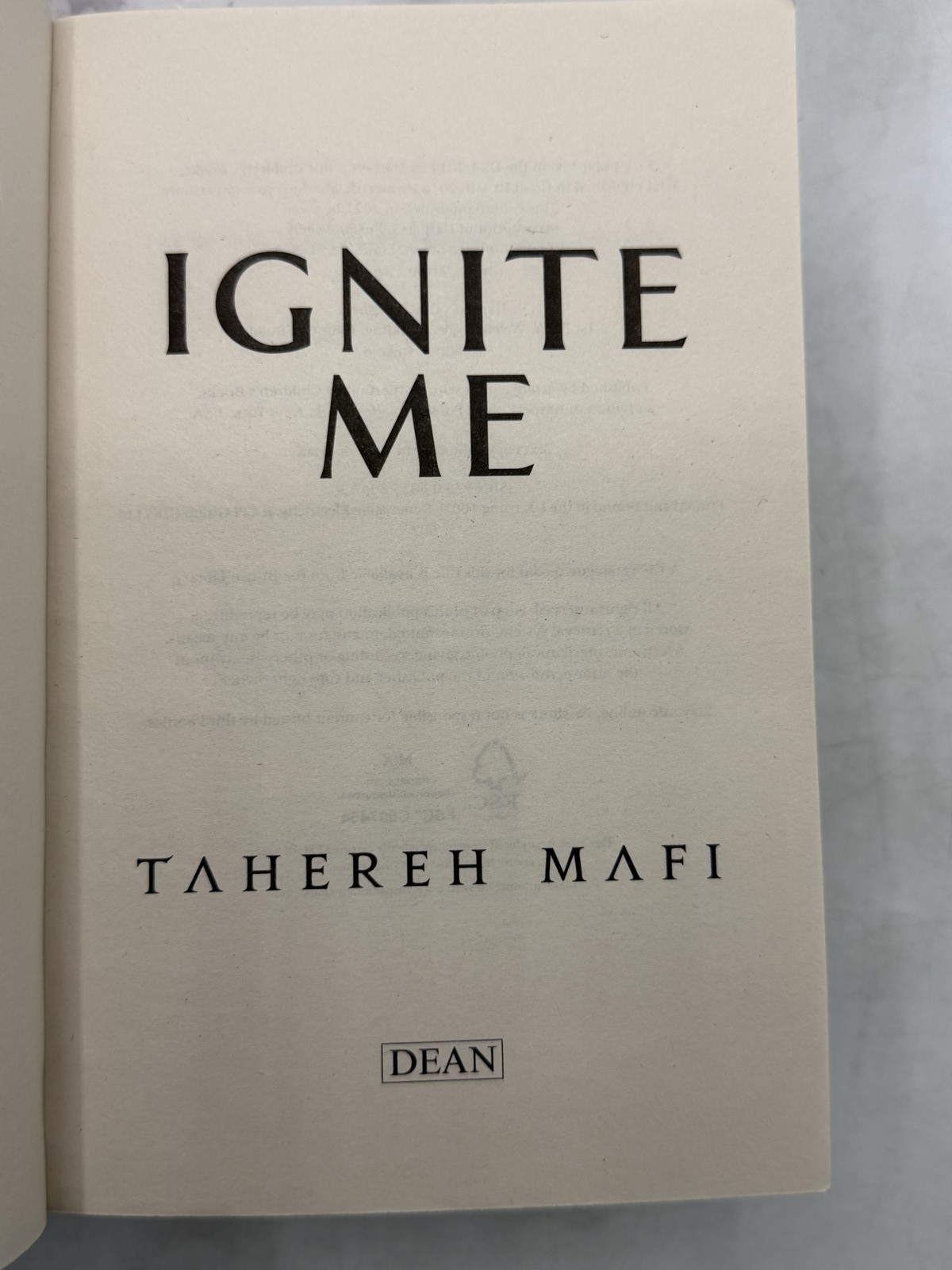 Shatter Me Series Lot of 5 Books by Tahereh Mafi Paperback 2021 Dean Edition