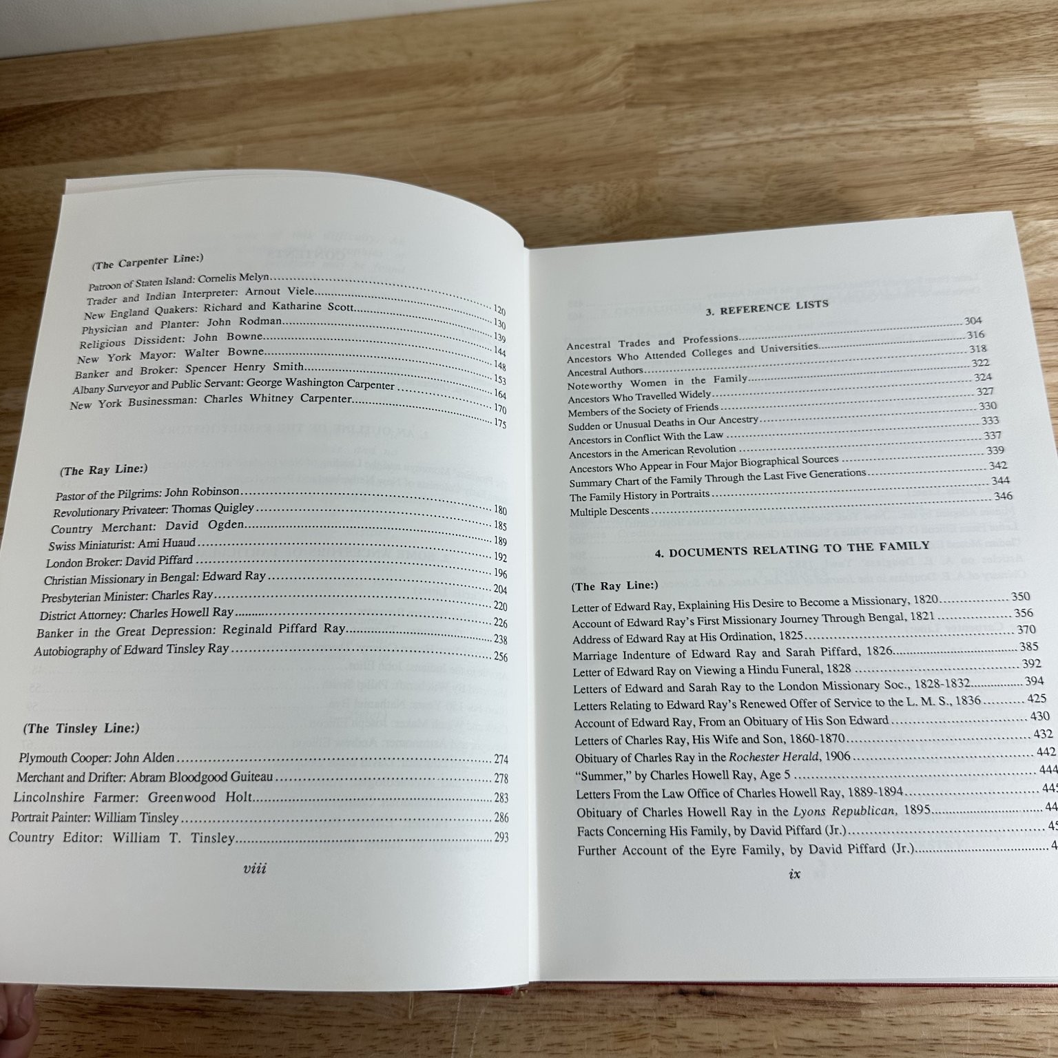 Ray-Curtis Family History Vol 1 Peter Ray 1991 Genealogy Privately Printed