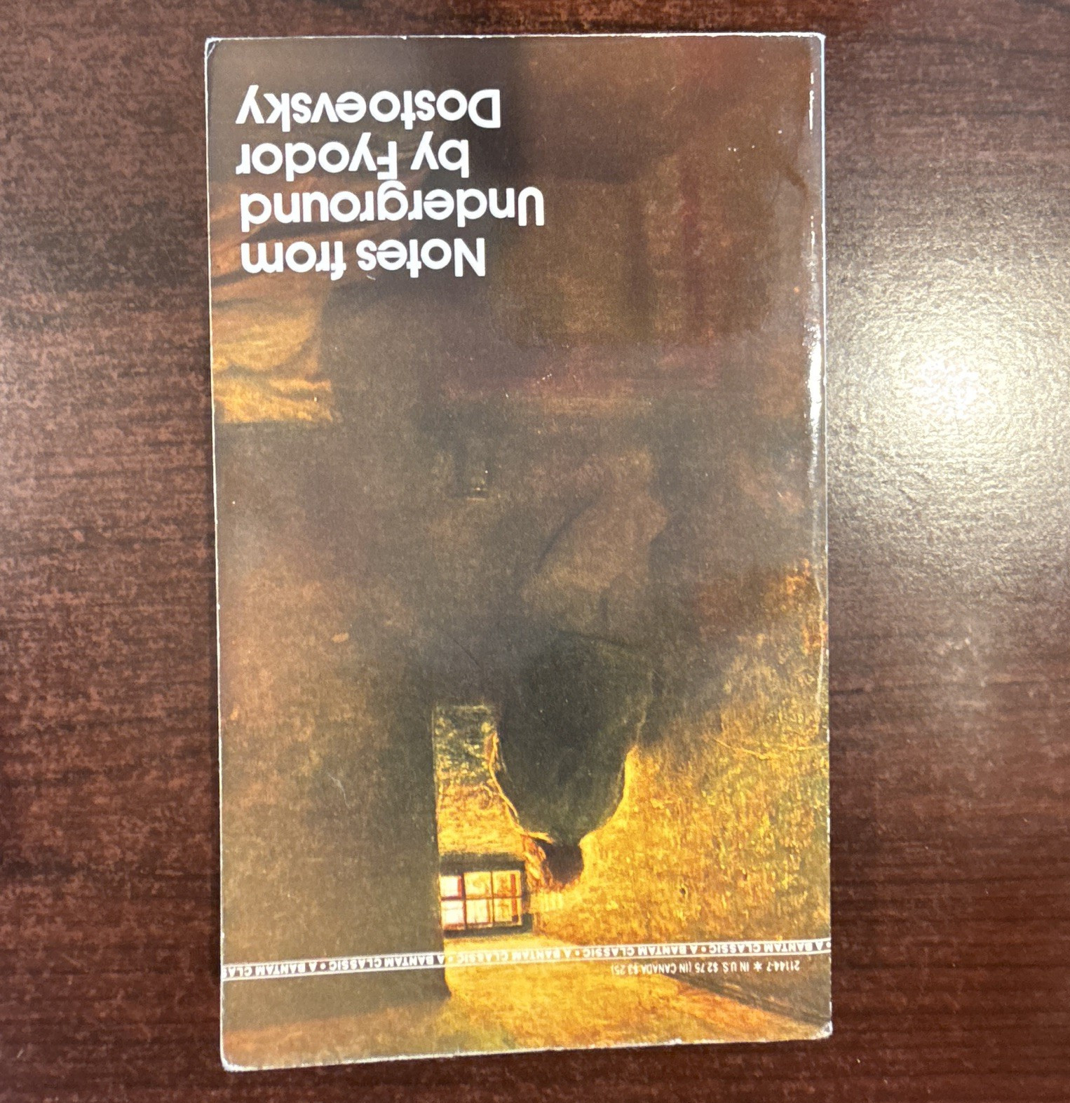 Fyodor Dostoevsky Notes from Underground PB Bantam Classic Trans Ex Libris