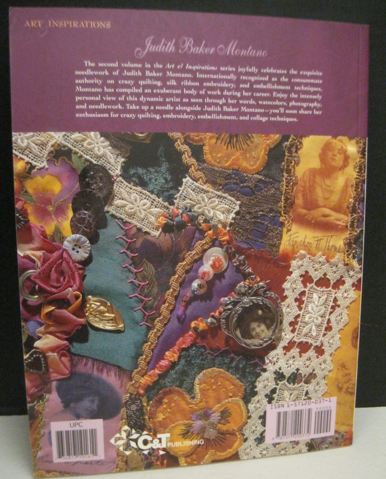 ART & INSPIRATIONS SOFTCOVER BOOK BY JUDITH BAKER MONTANO COPYRIGHT 1997