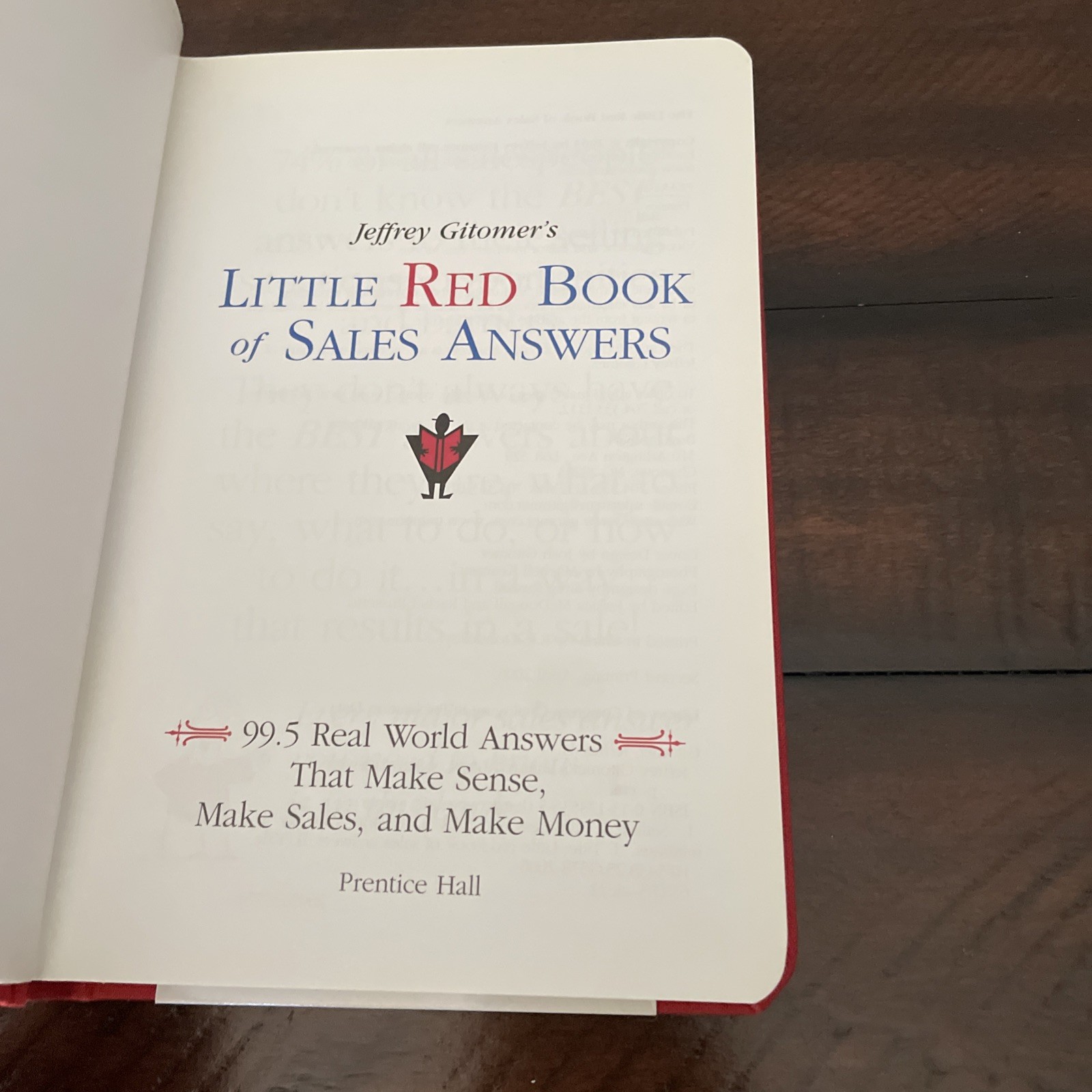 Jeffrey Gitomer’s Little Red Books of Selling & Of Sales Answers Lot Of 2 VG