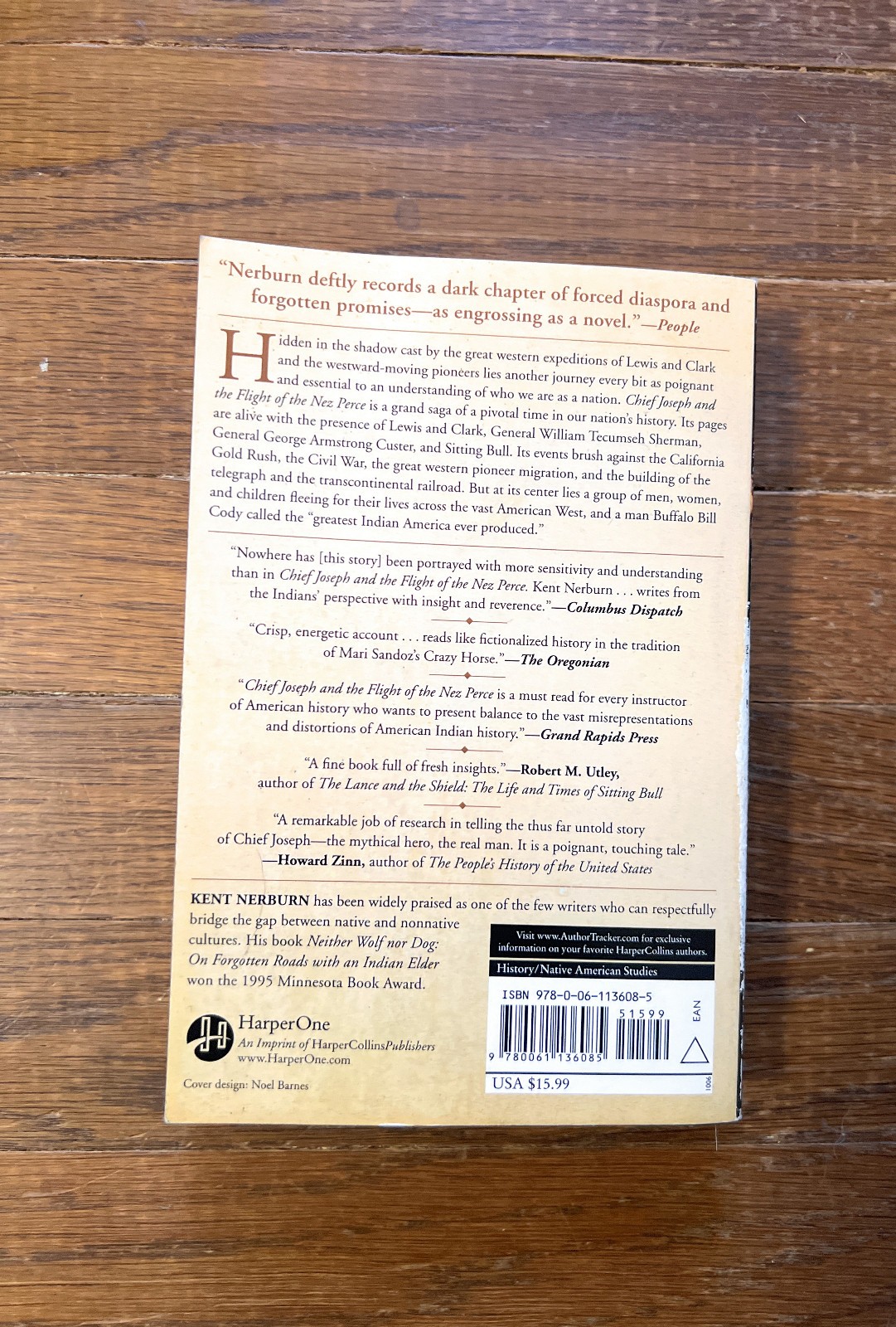 Chief Joseph & the Flight of the Nez Perce by Kent Nerburn (Paperback)