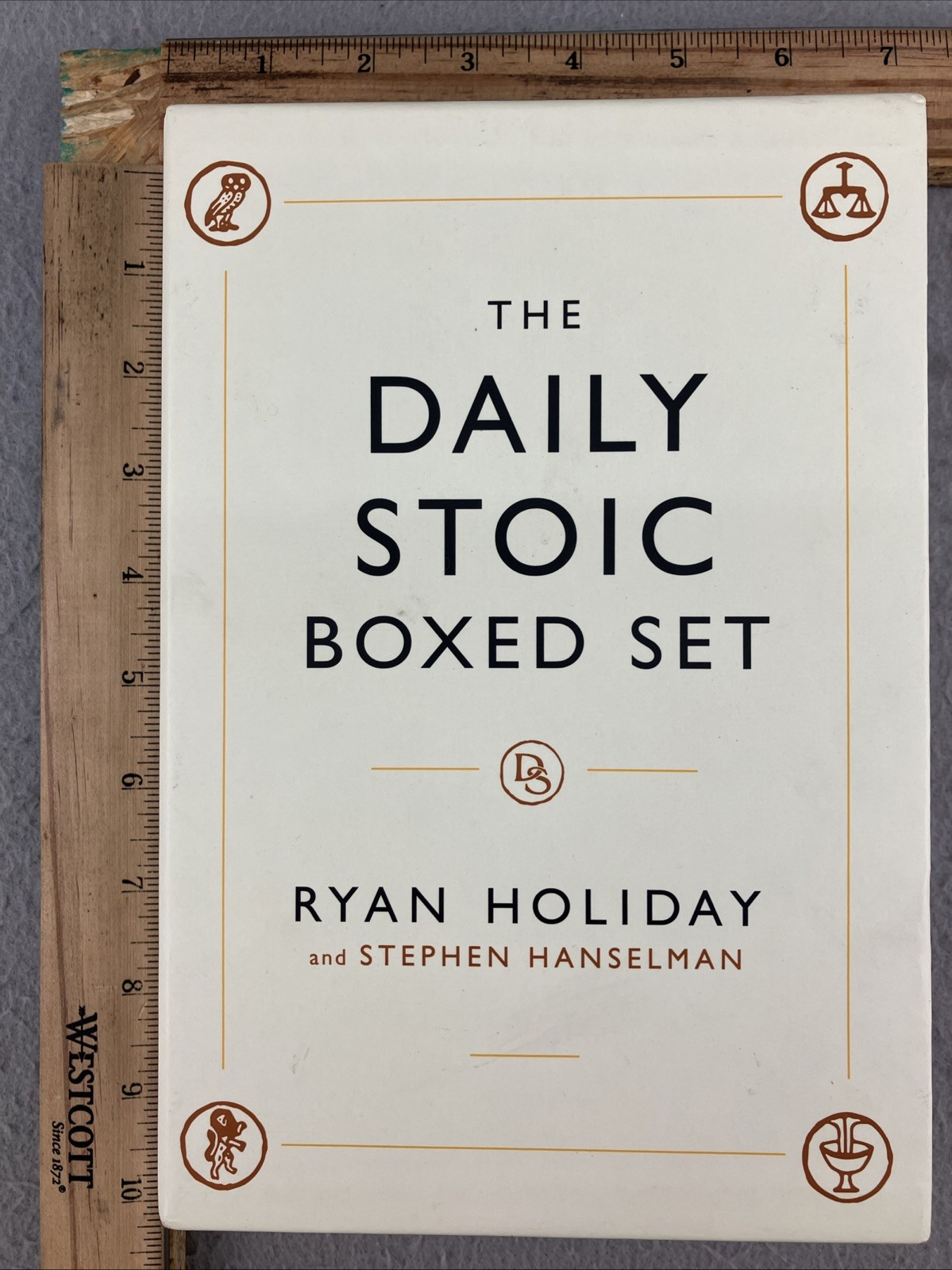 The DAILY STOIC Boxed Book Set by Ryan Holiday and Stephen Hanselman 2 Volumes