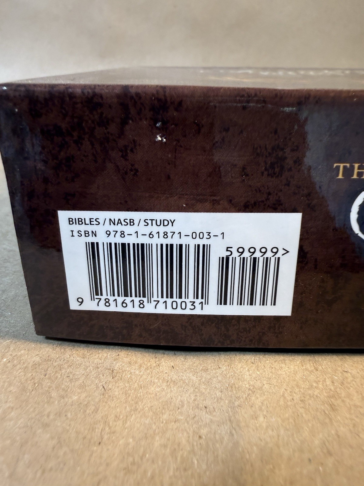 Founders Bible NASB Genuine Leather Study Bible David Barton Boxed Red Letter