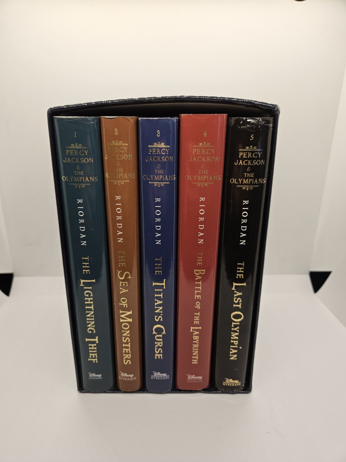 Percy Jackson and the Olympians Hardcover Box Set by Rick Riordan First Edition
