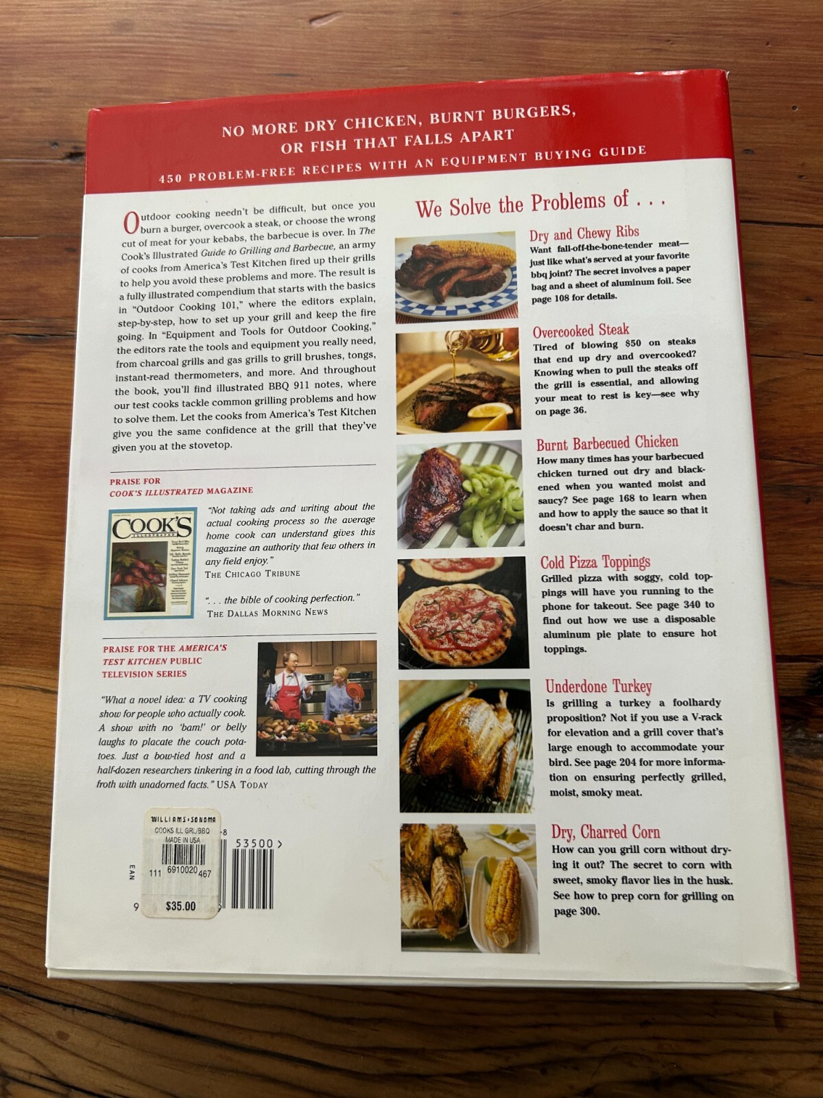 The Cook’s Illustrated Guide to Grilling & Barbecue, Hardcover 2005, 418 Pages