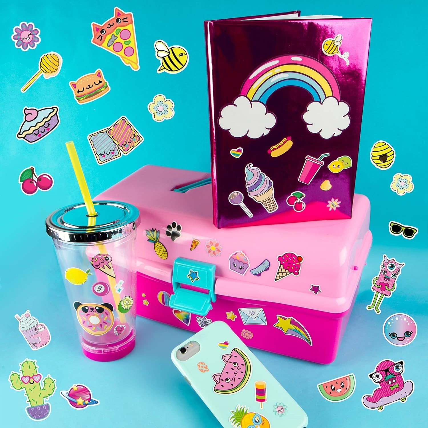 Diverse 1000+ Assorted Stickers for Kids – Scrapbooking, Planners & Fun Rewards