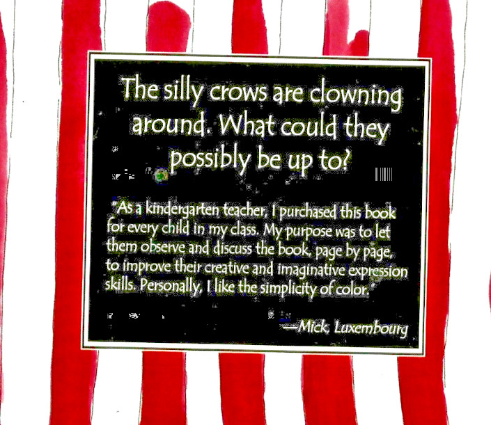 SIGNED LUCIA STEWART The Clowning Crows (2017, PB) 22 Pages: 7″ x 9″: Children