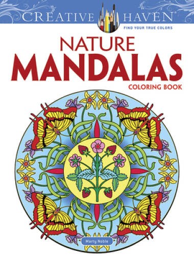 Creative Haven Nature Mandalas Coloring Book (Creative Haven Colorin – VERY GOOD