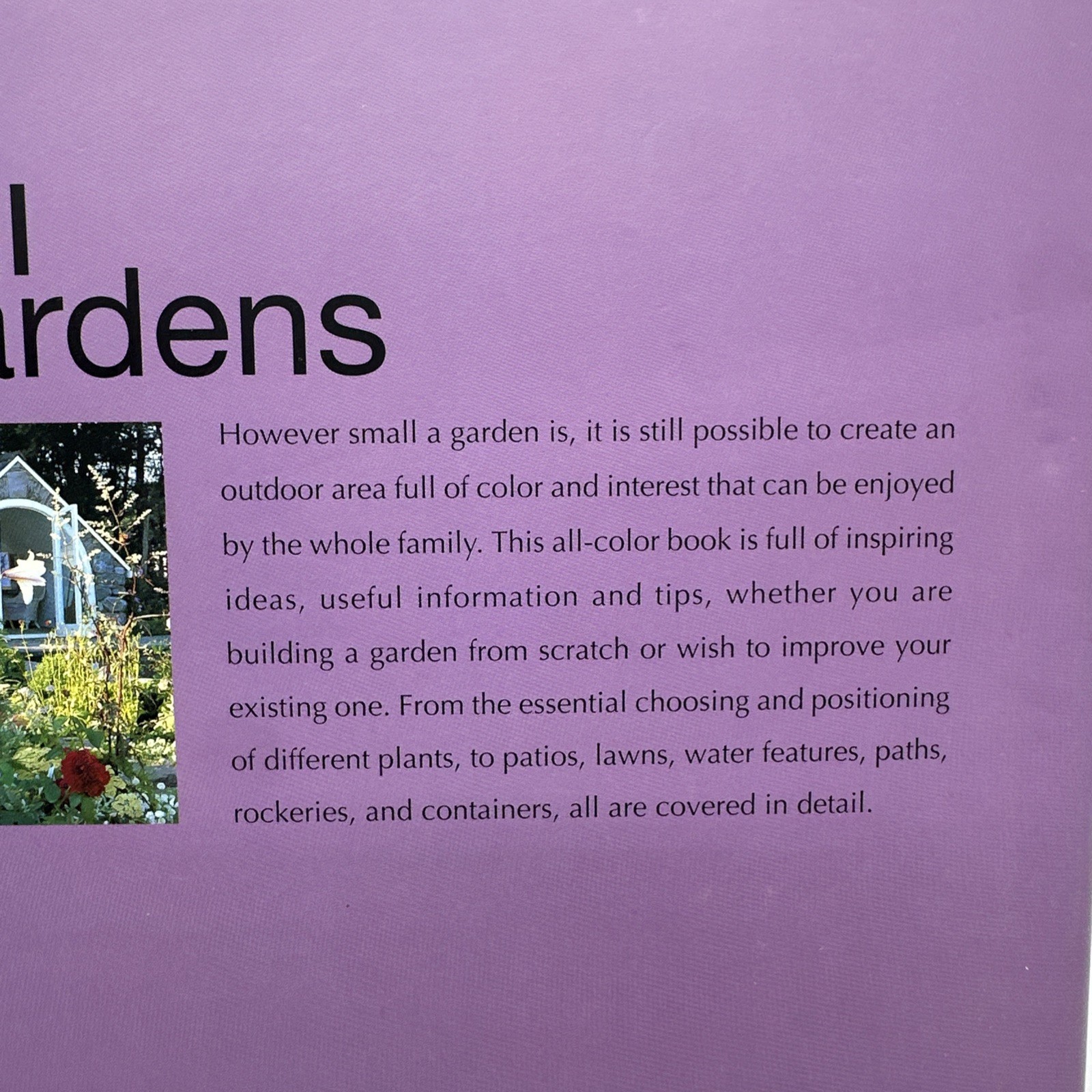 Small Gardens by David Squire (2004, Hardcover Dust Jacket)