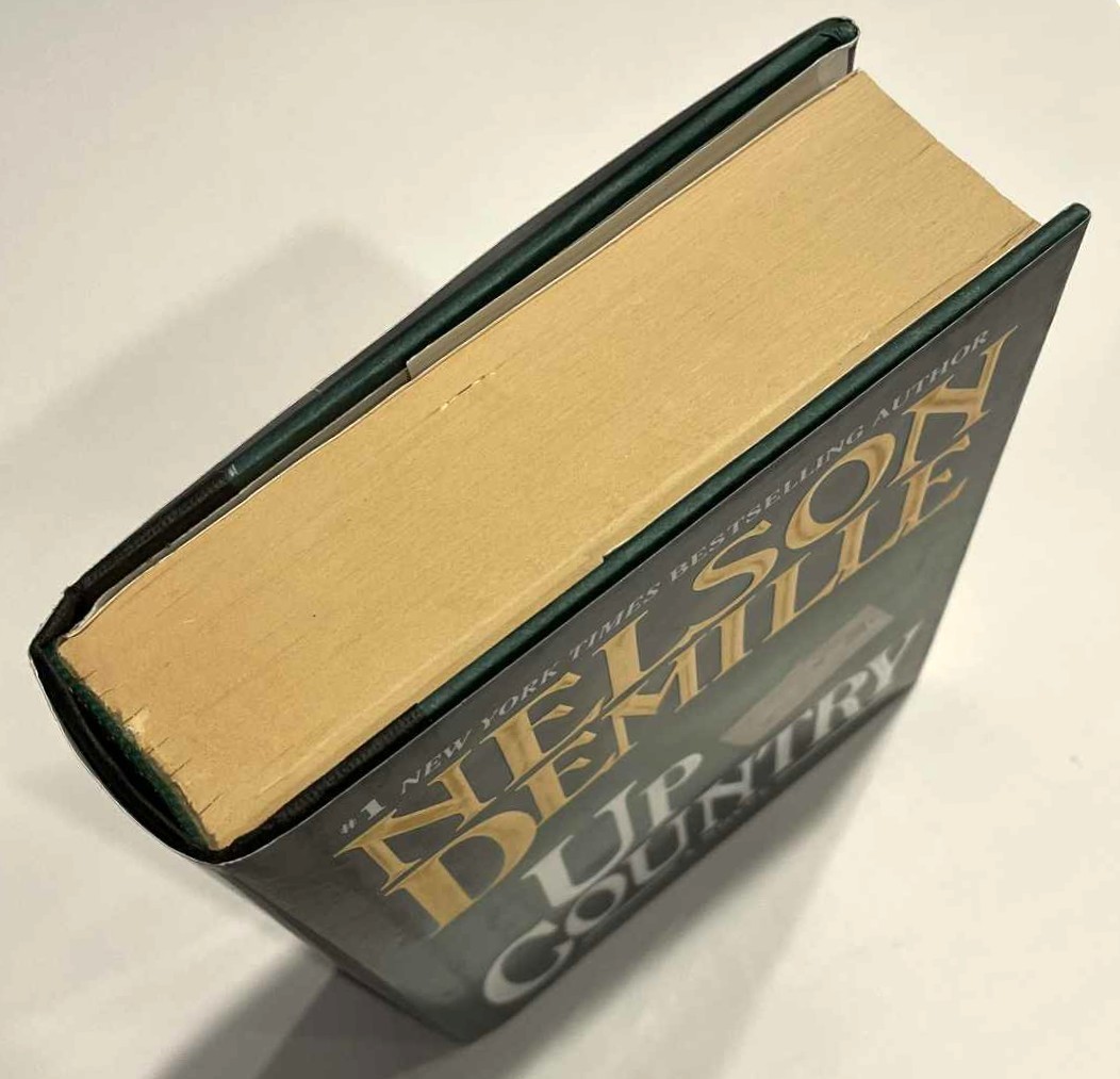 Up Country Nelson DeMille Flat SIGNED True First Edition Hardcover Dust Jacket