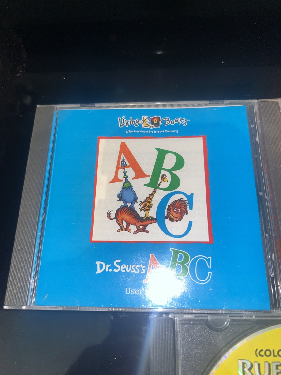 Lot of 3 Living Books CD-ROMs: Dr. Seuss ABC, Just Grandma & Me, Ruff’s Bone