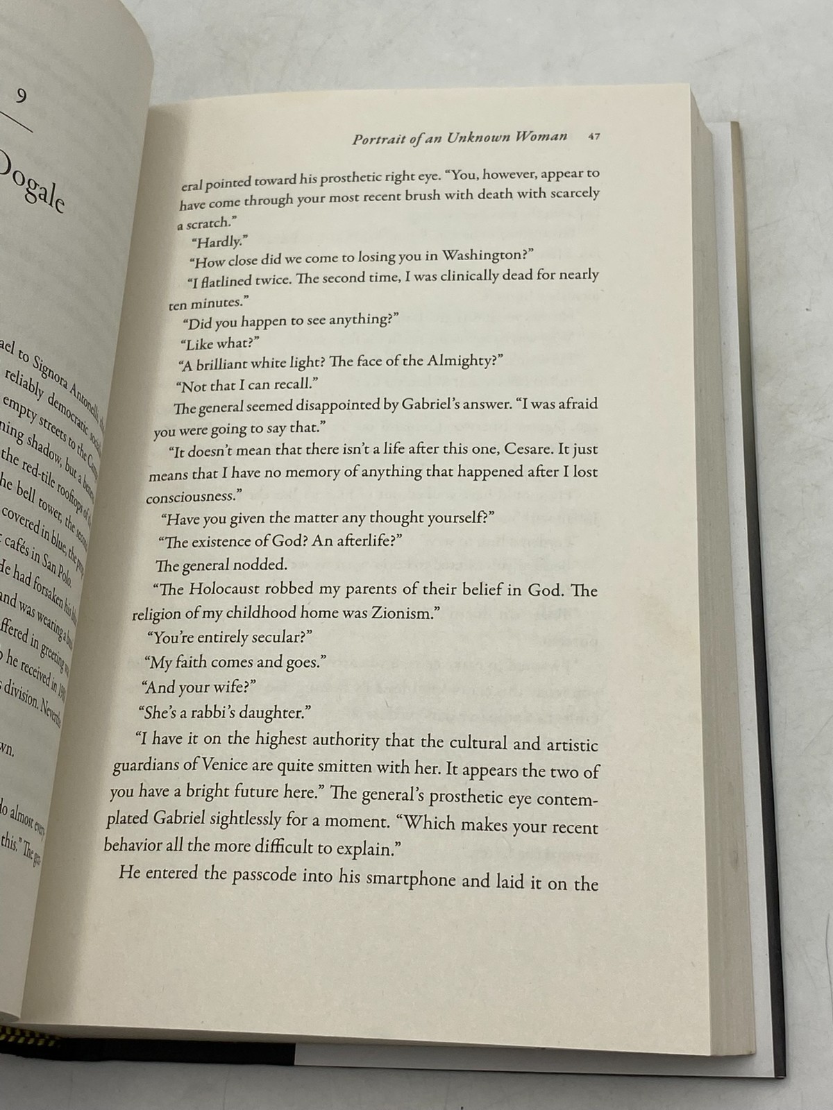 Portrait of an Unknown Woman : A Novel by Daniel Silva (2022, Hardcover) SIGNED