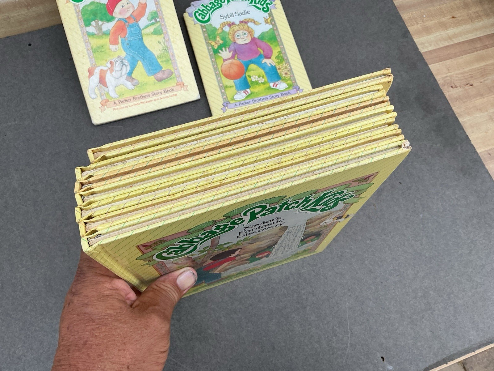 Vintage Cabbage Patch Kids Books Lot of 8 Hardcover Parker Brothers