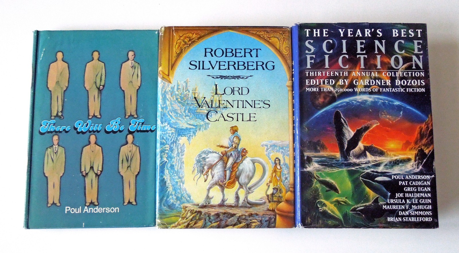 Lot of 34 Sci-fi/Fantasy Hardcover Books: Wolfe, Norton, Bradbury & others!