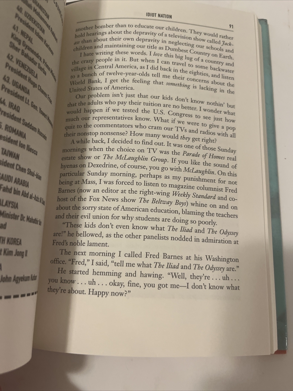 Stupid White Men.First Edition. Michael Moore HB