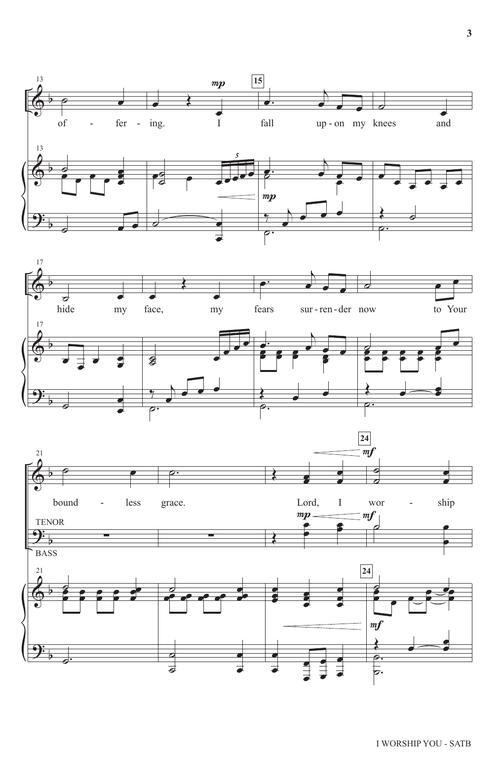 I Worship You SATB Michael Barrett