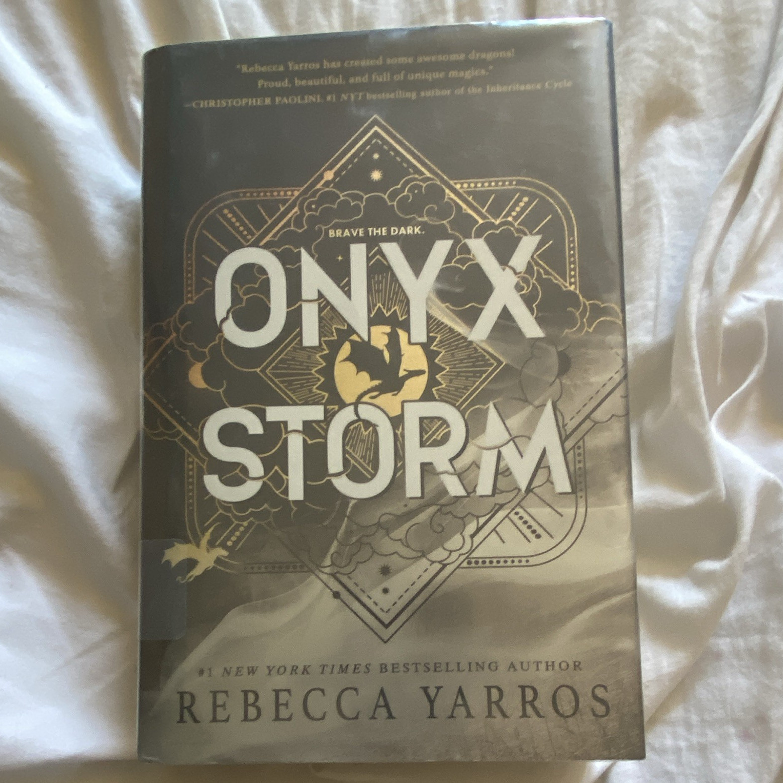 Rebecca Yarros Onyx Storm Standard Edition Hardcover 2025 Empyrean Dust Jacket