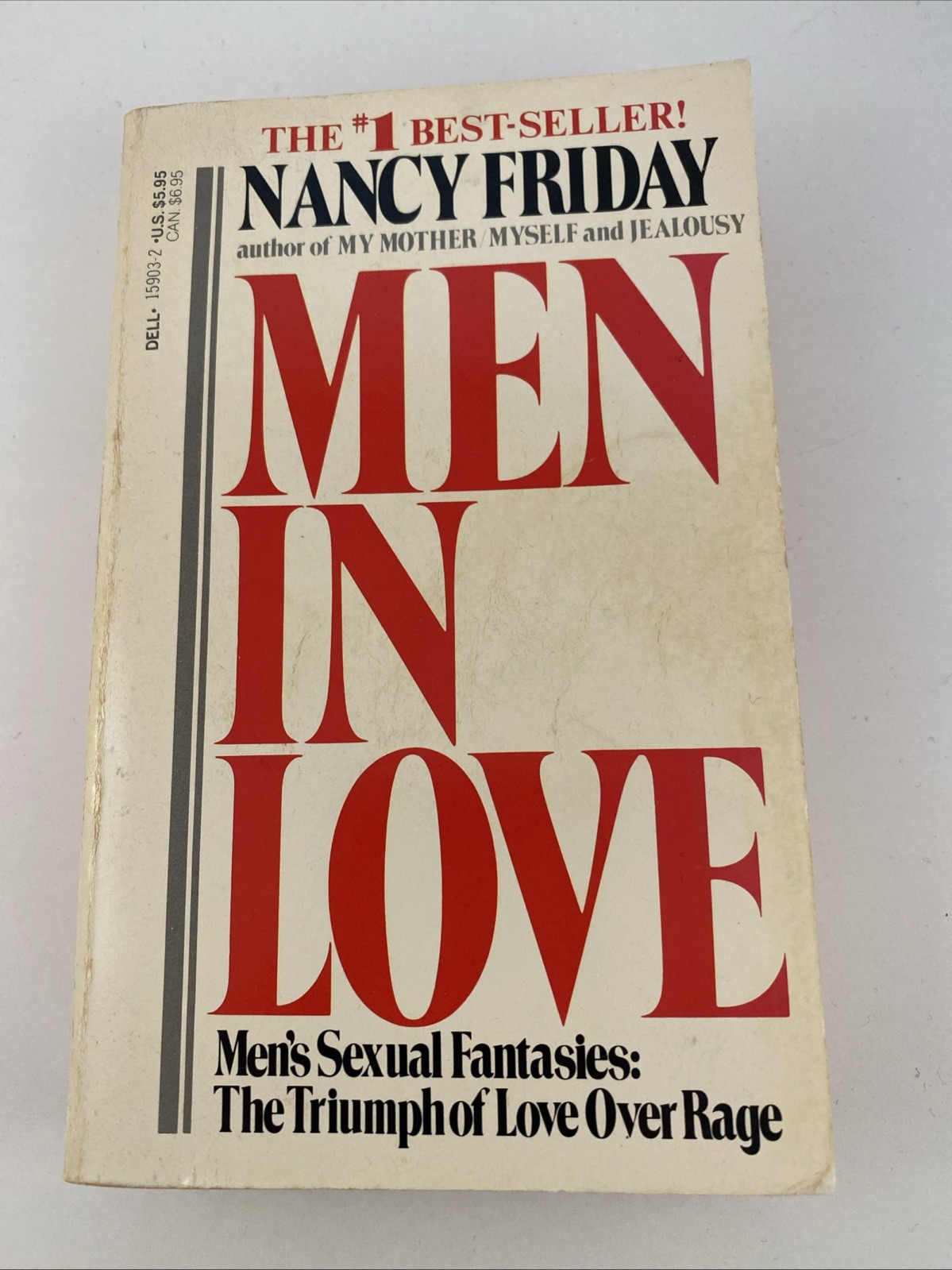 Men in Love Men’s Sexual Fantasies – Paperback Nancy Friday 1981