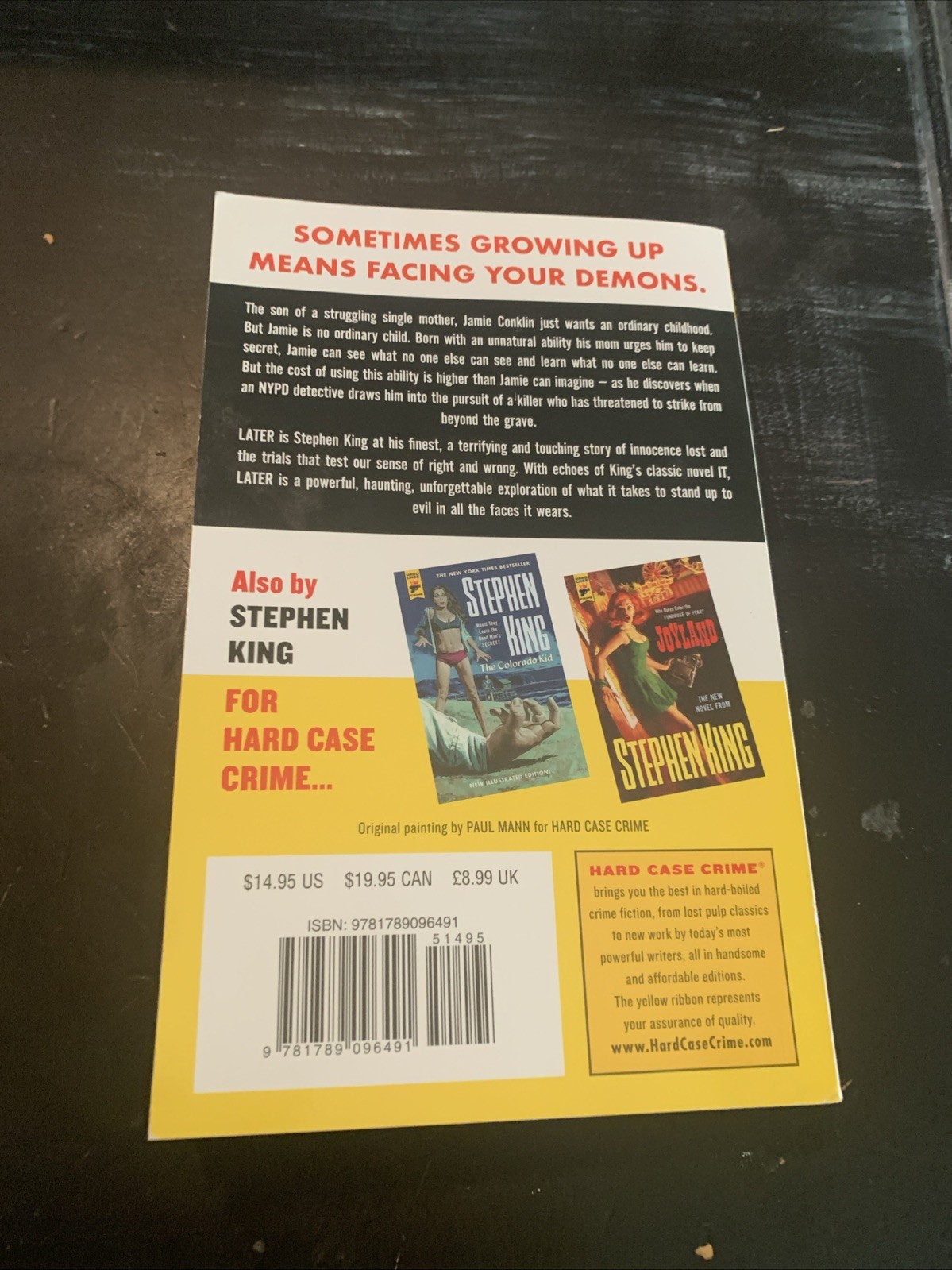 Later by Stephen King (2021, Trade Paperback)
