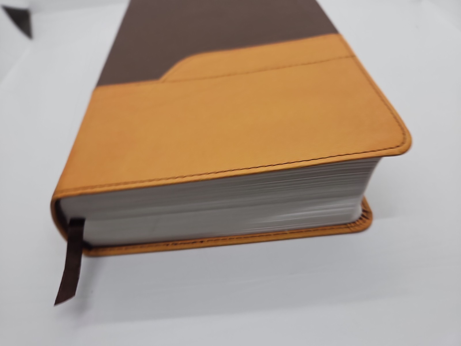 NIV Holy Bible Large Print Zondervan Brown DuoTone Leathersoft 2011