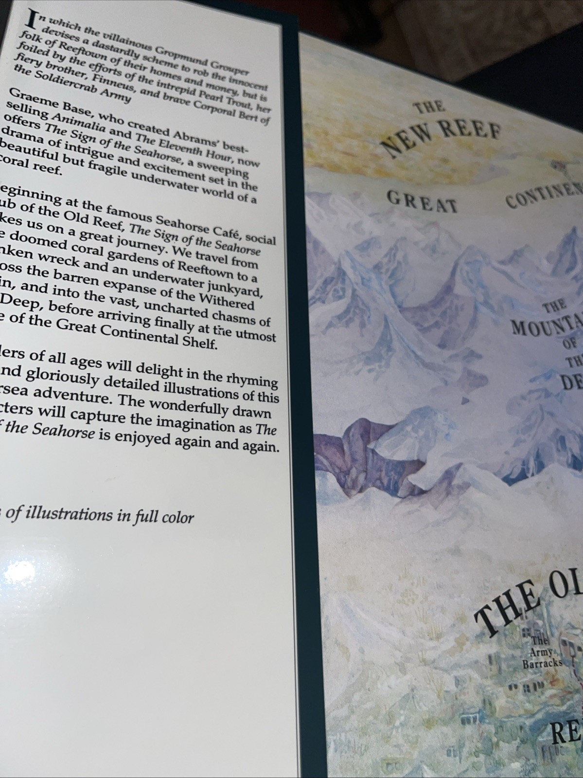 Sign of the Seahorse by Graeme Base (1992, Hardcover)