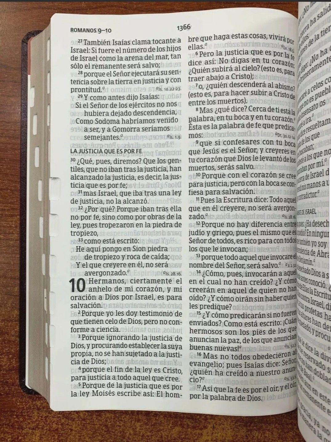 RVR 1960 Biblia Letra Gigante con Referencias, Borgoña Imitación Piel Con índice