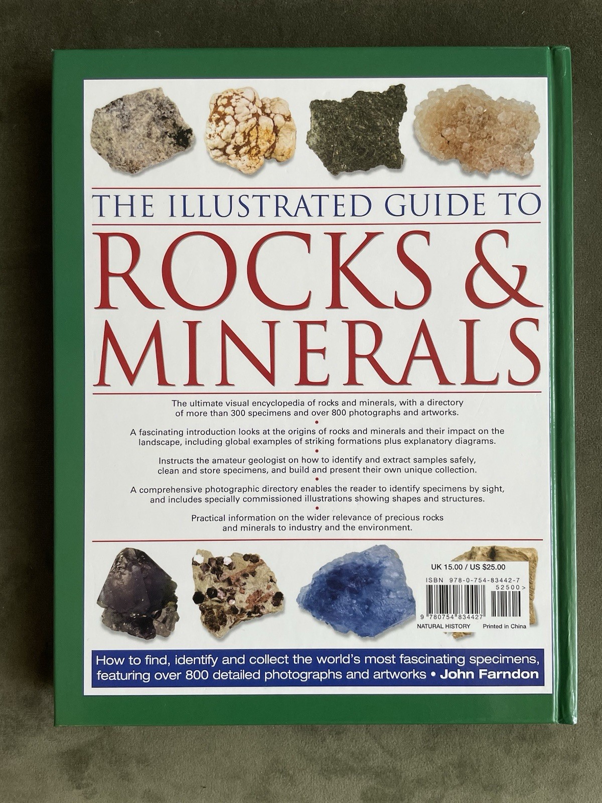 The Illustrated Guide to Rocks & Minerals: How to find, identify and collect HC