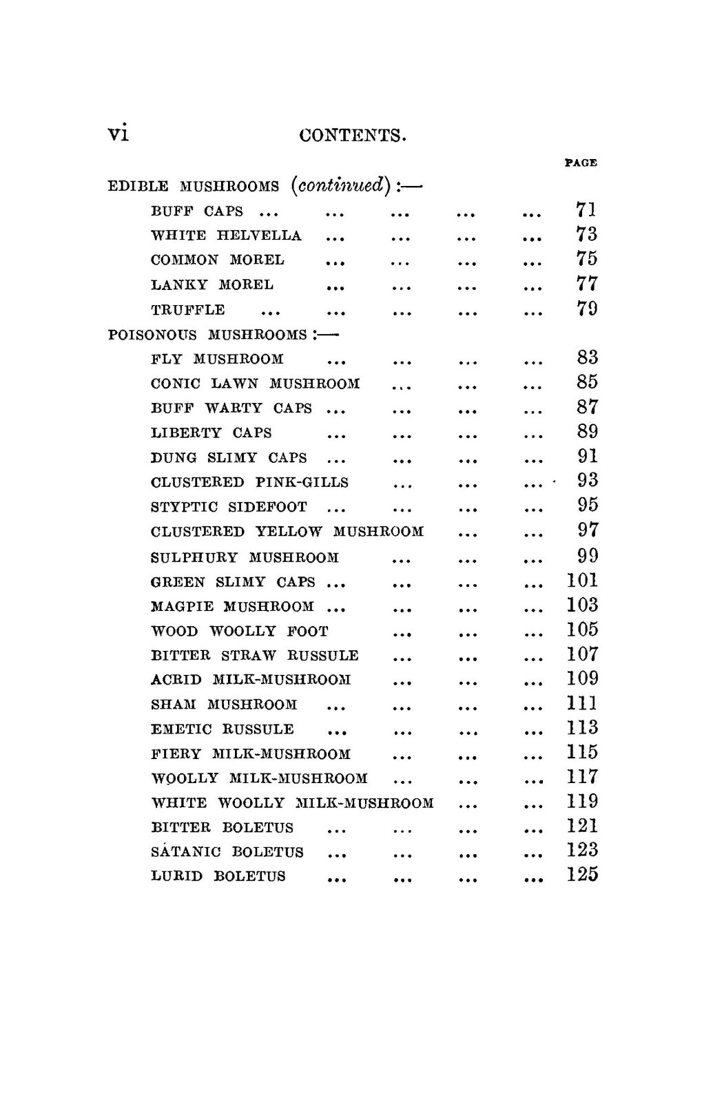 1894 Edible And Poisonous Mushrooms 158 Pages
