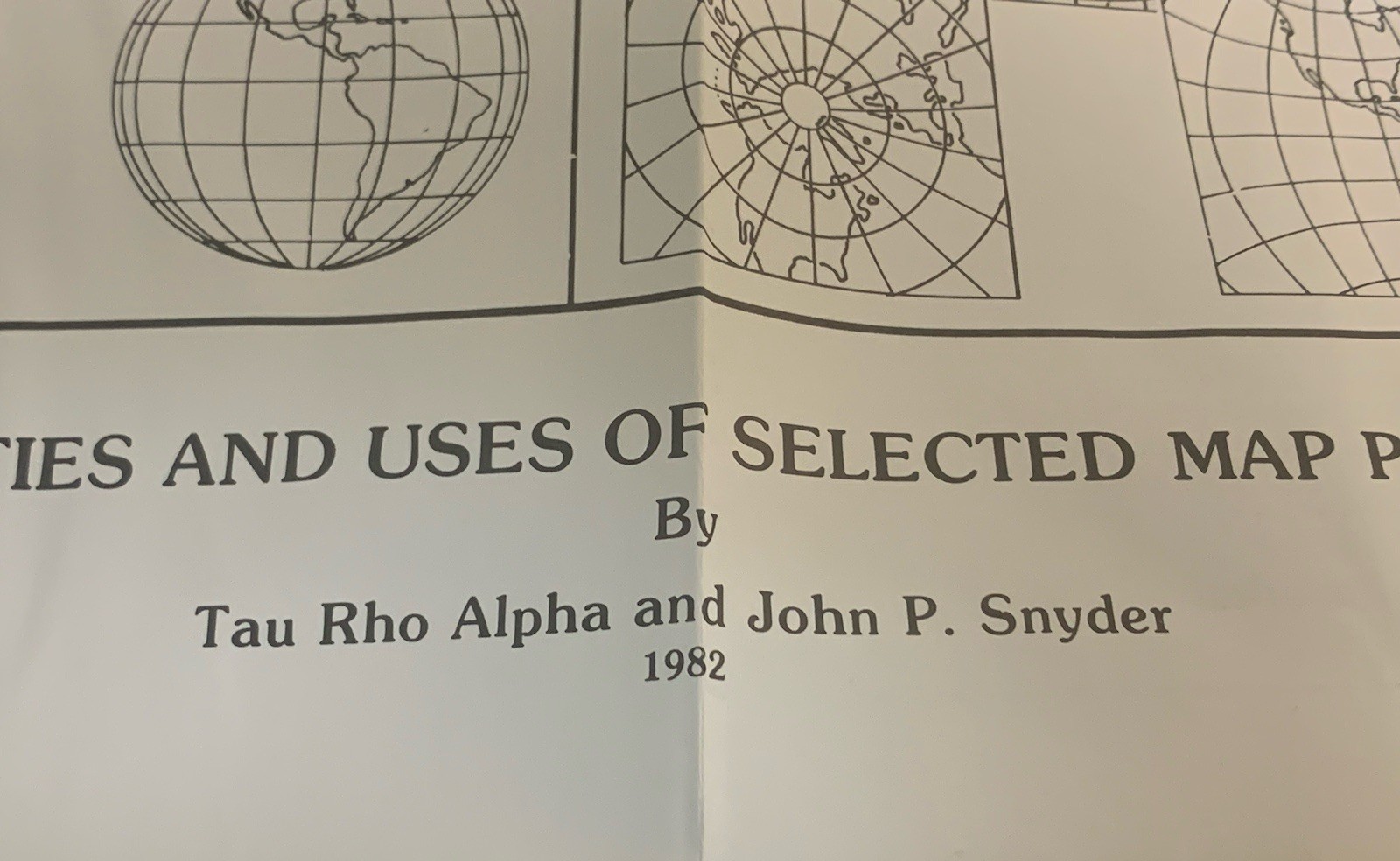 Map Projections Used by the U.S. Geological Survey/Bulletin No. 1532 w/map