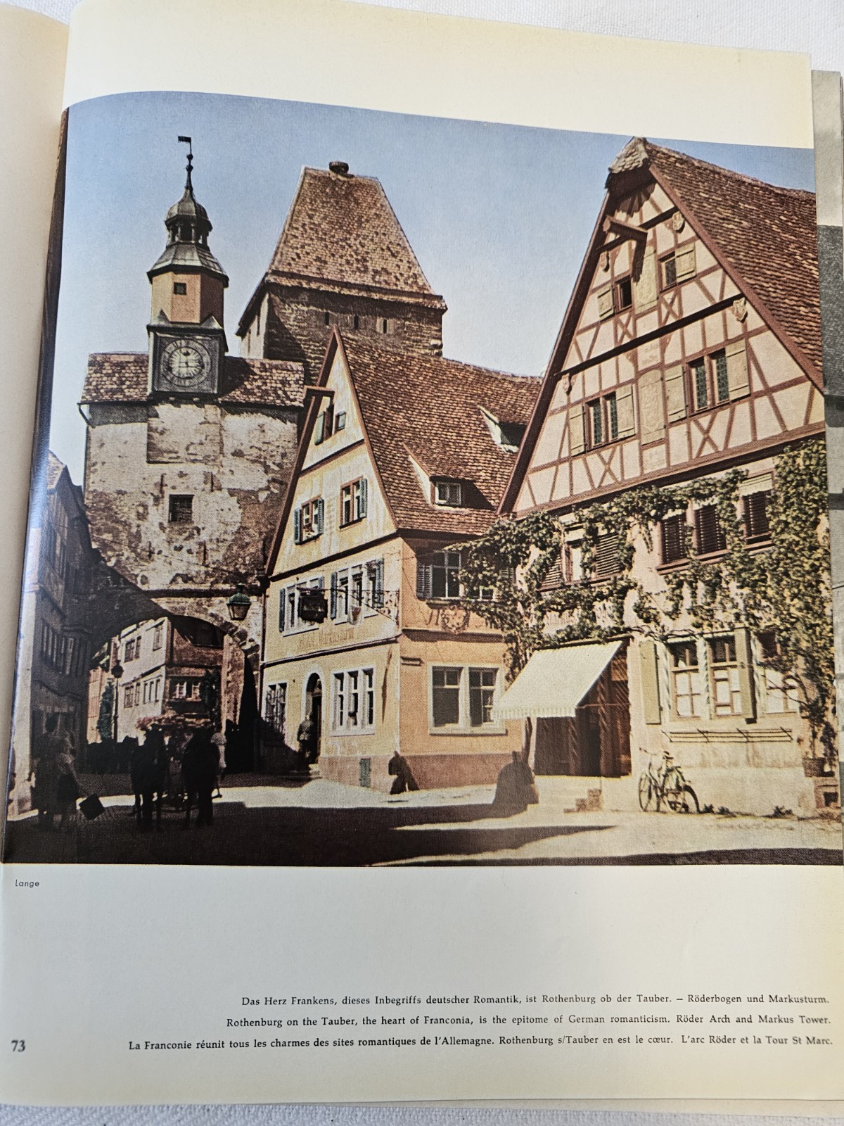 Germany Countryside, Cities, Villages, People 19th Edition 1956 Hardback Book