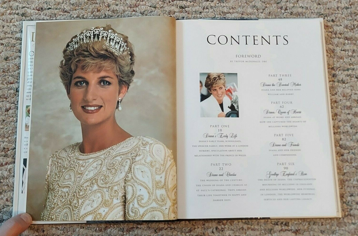 British Royalty Book – Diana, The People’s Princess, Commemorative Tribute