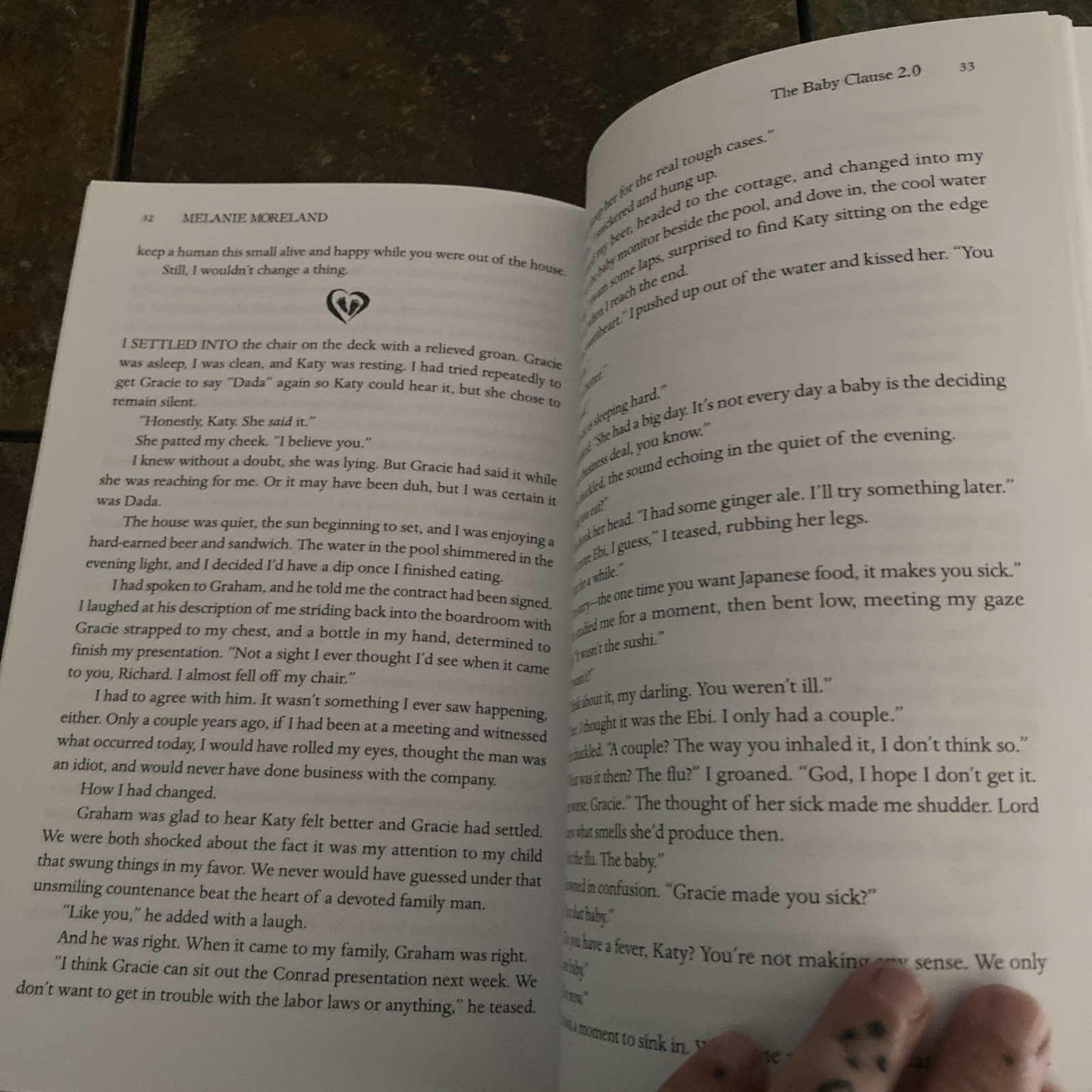 THE BABY CLAUSE 2.0 (THE CONTRACT) (VOLUME 2) By Melanie Moreland **Excellent**