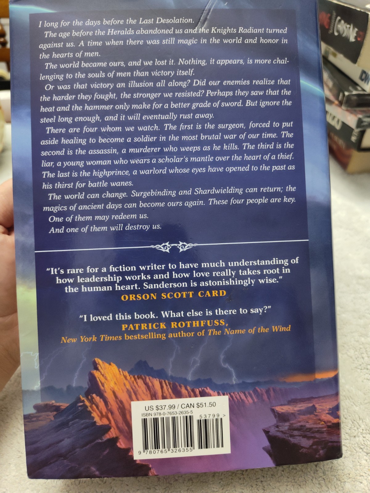 Way of Kings : Book One of the Stormlight Archive by Brandon Sanderson Hardcover