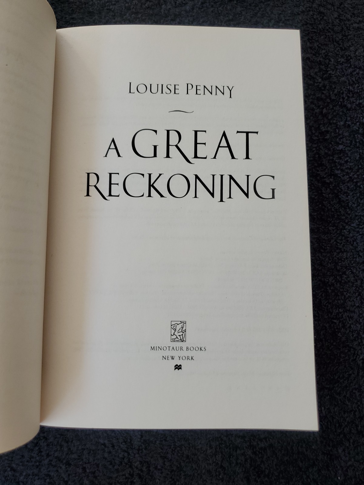 Louise Penny Lot Of 7 Books