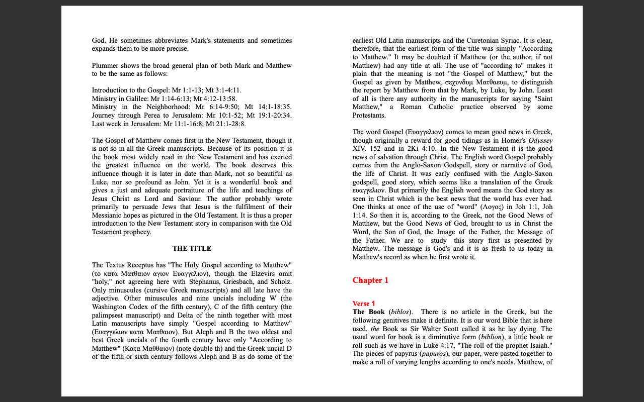 Word Pictures in the New Testament by AT Robertson (E-Book Set ) ALL 6 Volumes