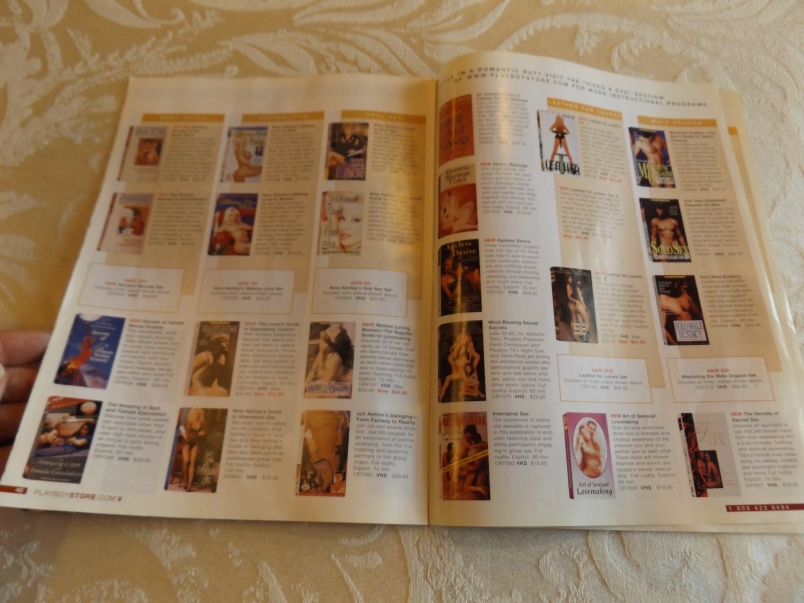 25 YEAR OLD PLAYBOY MAGAZINE CATALOG 🔥 HOLIDAY 2001 🔥